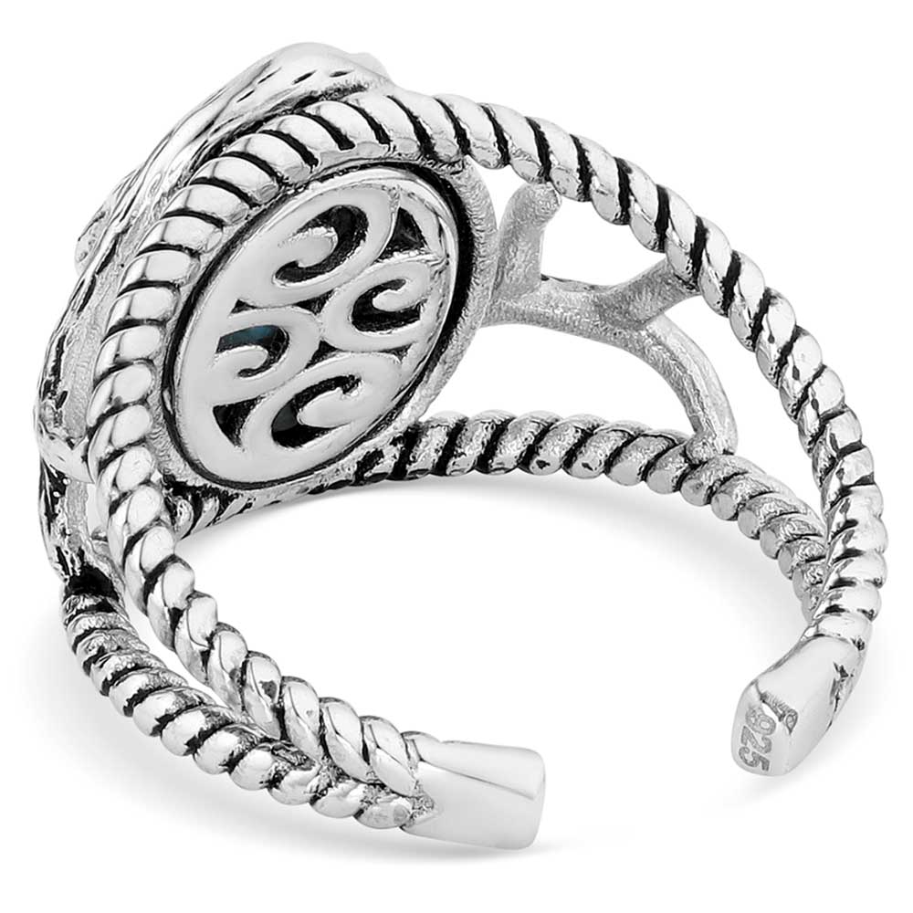 Montana Silversmiths Sterling Silver Turquoise Embrace Open Ring