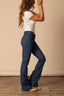 Kimes Ranch Jeans Women's ORIGINAL MID RISE Dark Indigo Lola Trouser