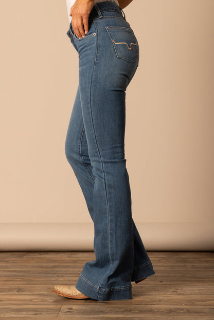 Kimes Ranch Jeans Women's MID RISE Lola Soho Fade Trouser