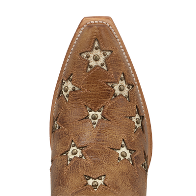 Twisted X Black Star Caramel Marfa Bootie