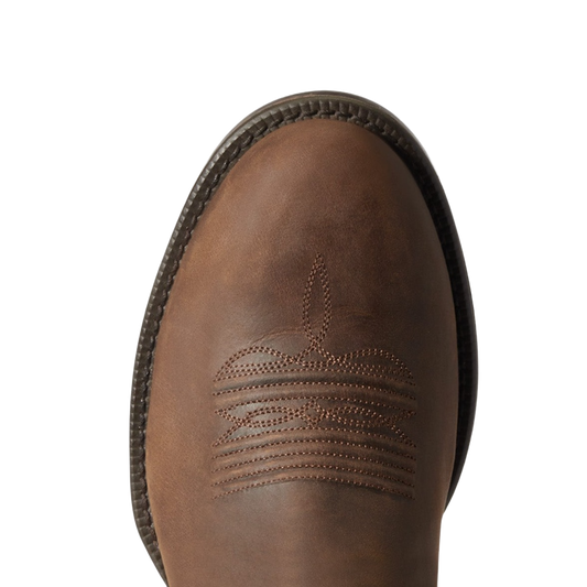 Men's Stockman Ultra Talon Tan Roper Toe Leather Boots 10038367