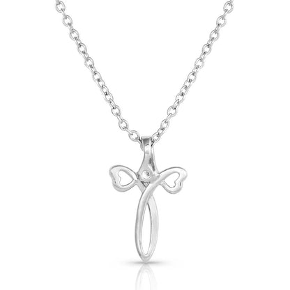 Montana Silversmiths Love Between Faith Cross Necklace * Stunning