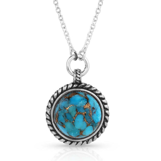 Montana Silversmiths Dream Out West Turquoise Necklace NC5649 Gorgeous!!!