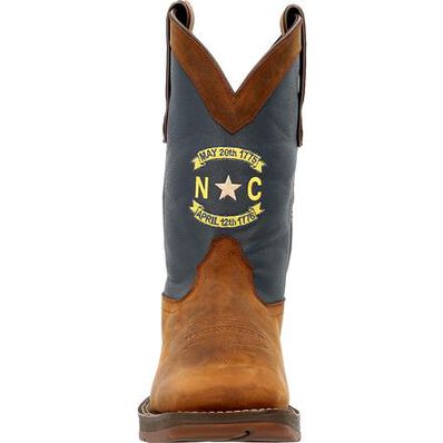 REBEL™ BY DURANGO® NORTH CAROLINA STATE FLAG WESTERN BOOT *RARE*
