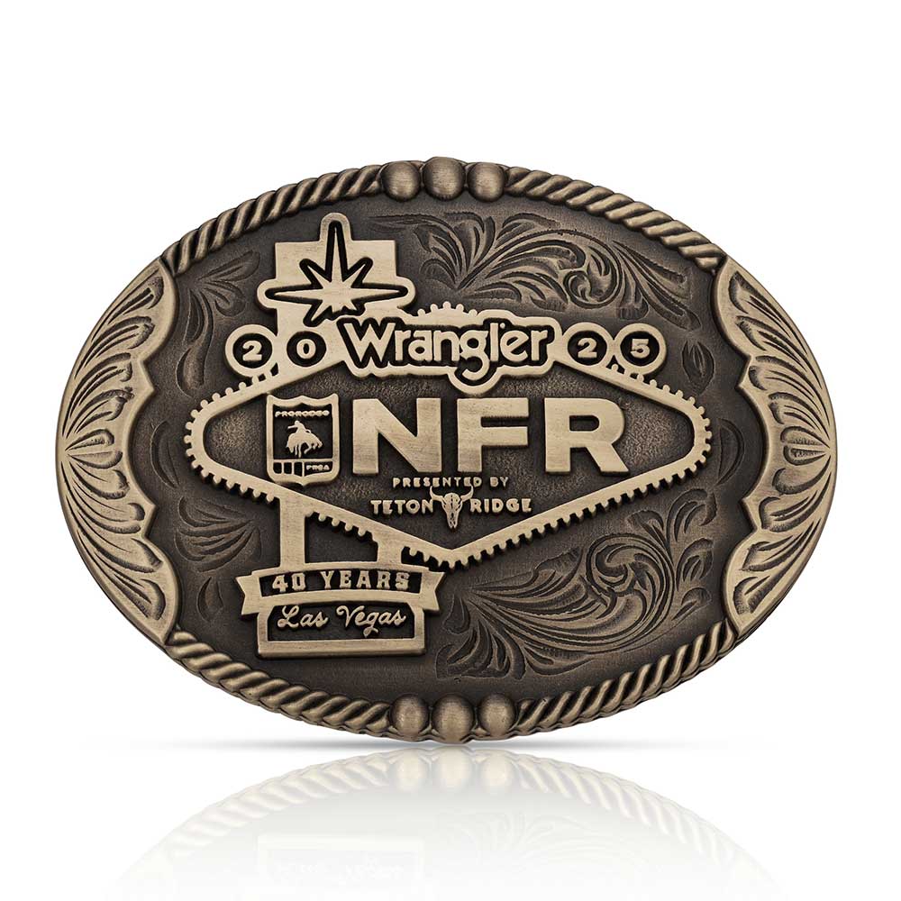 Montana Silversmiths 2025 National Finals Rodeo Oval Buckle