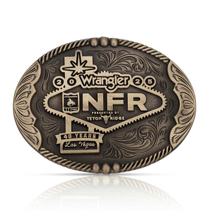 Montana Silversmiths 2025 National Finals Rodeo Oval Buckle