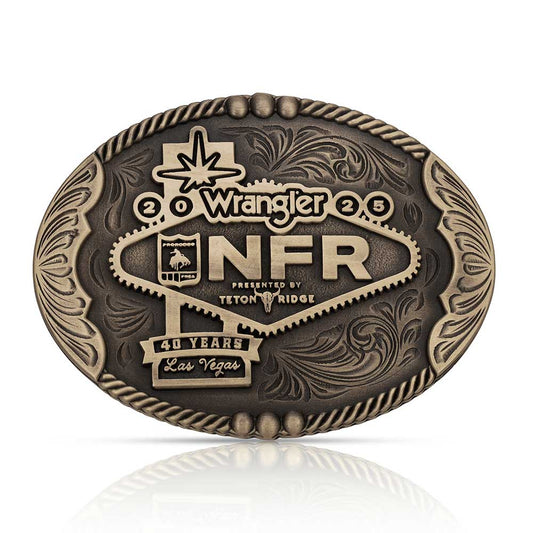 Montana Silversmiths 2025 National Finals Rodeo Oval Buckle