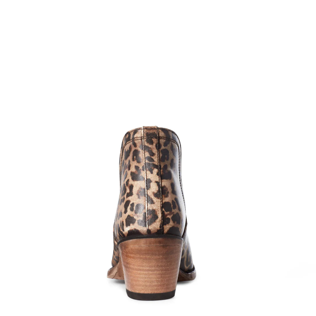 Ariat Western Leather Distressed Leopard Dixon Bootie