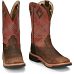 JUSTIN Dalhart Waterproof Nano Comp Toe OSTRICH Print Leather Work Boot SE4218
