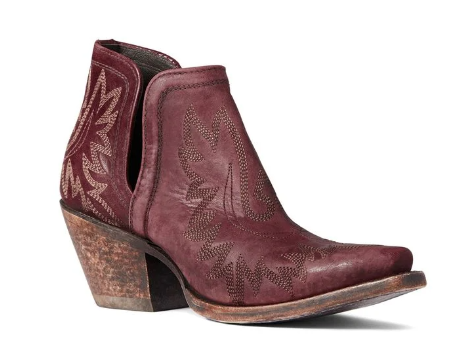 Rare Dixon Weathered Red Bootie 10038343