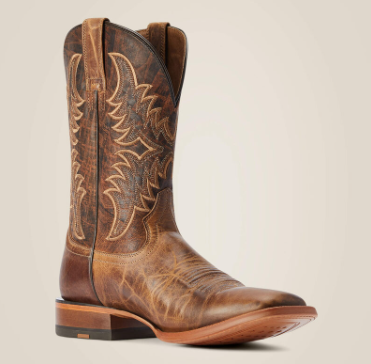 Ariat Men's Point Ryder All Leather Broad Square Toe Western Boot #10042471