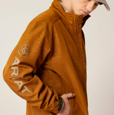 Ariat Logo 2.0 SoftShell Jacket (Chestnut Embossed)