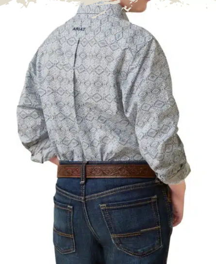 Ariat Kid's Orville Classic Fit Shirt Long Sleeve Button Up Shirt #10034102
