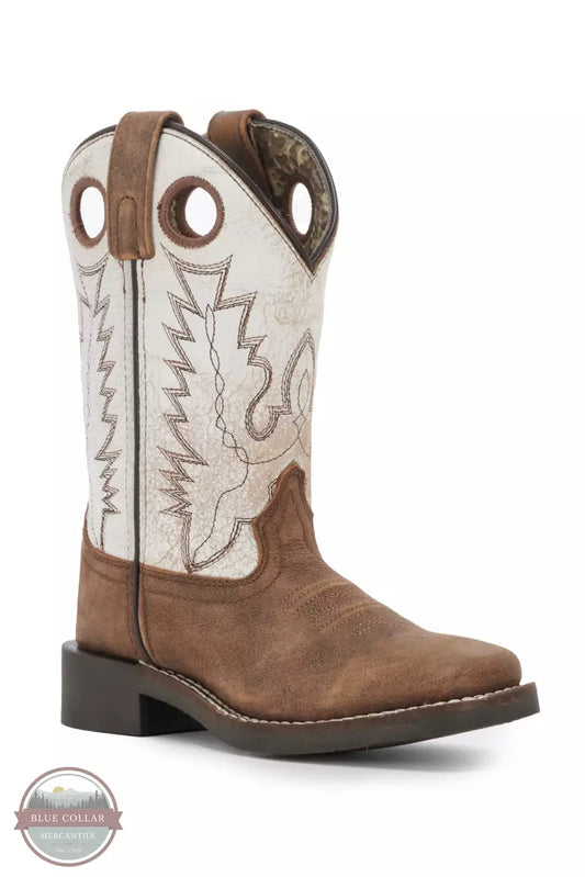 Smoky Mountain Drifter Western Boot 3108C Children and 3108Y Youth Size Brown Distressedd