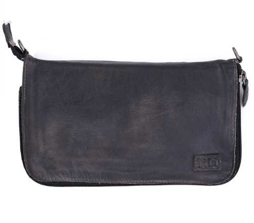 Templeton II - Black Grey Rustic - Wallet Crossbody Clutch