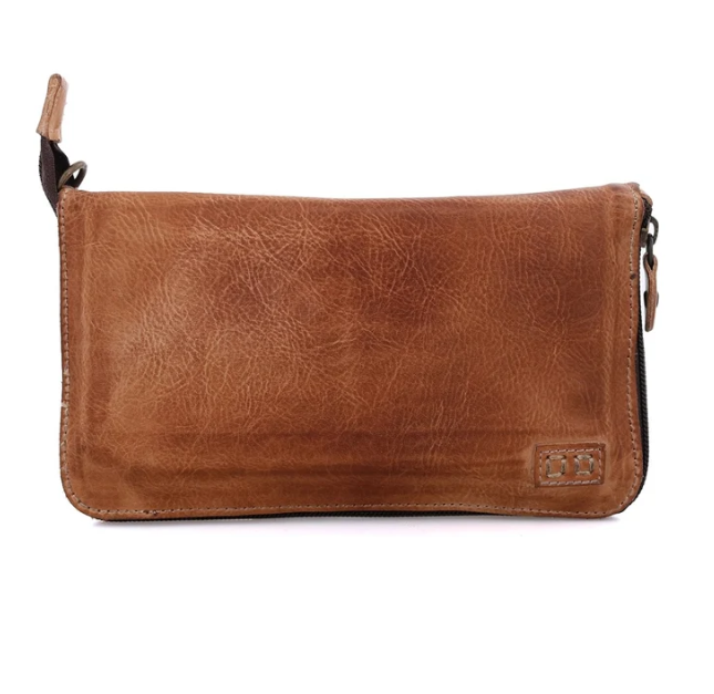 Templeton II - Tan Rustic - Wallet Crossbody Clutch