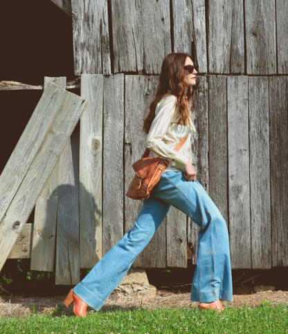 Venice Beach - Tan Rustic - Crossbody Handbag