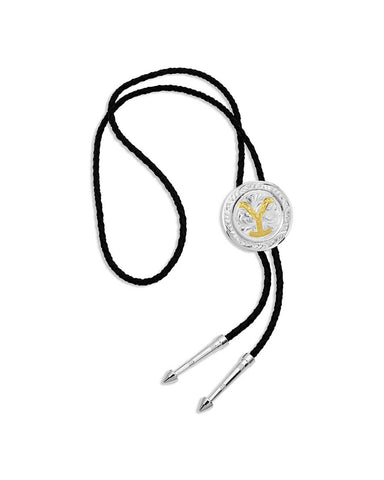 Montana Silversmiths Unisex Yellowstone Bolo Tie YELBTC475