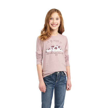 Ariat Girls REAL Dreamin Mood Nostalgia Rose Long Sleeve Shirt 10042298