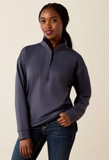 Ariat Women's Breeze Logo 1/2 Zip Ombre Blue