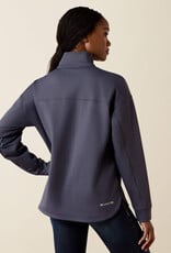 Ariat Women's Breeze Logo 1/2 Zip Ombre Blue