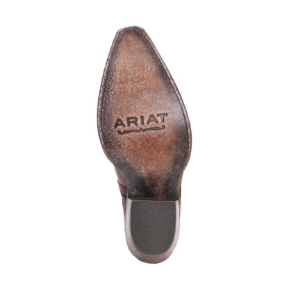 Ariat Rare Dixon Weathered Red Distressed Leather Bootie 10038343