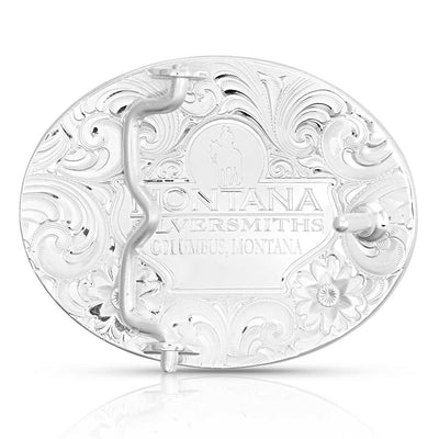 Montana Silversmiths Petite Two-Tone Small Christian Cowboy Buckle
