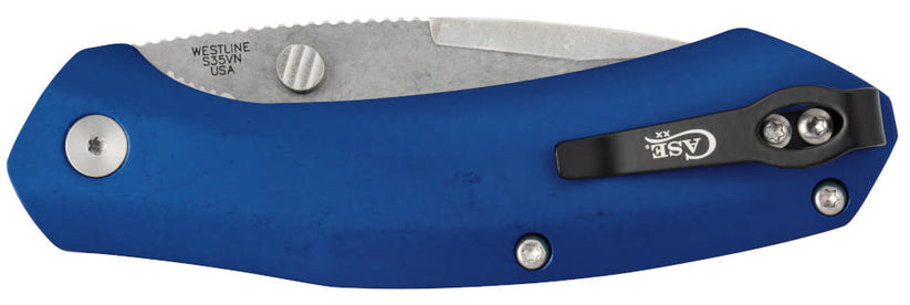 Case Blue Anodized Aluminum Westline® Knife