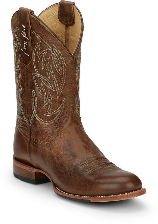 Justin Boots George Strait Pearsall Amber Men's Western -GR8006