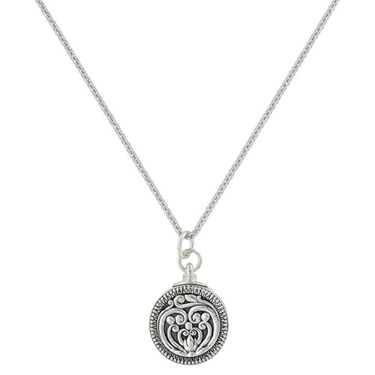Montana Silversmiths Sterling Silver Scroll Locket Necklace -NEW- SLNC007-Sterling Lane