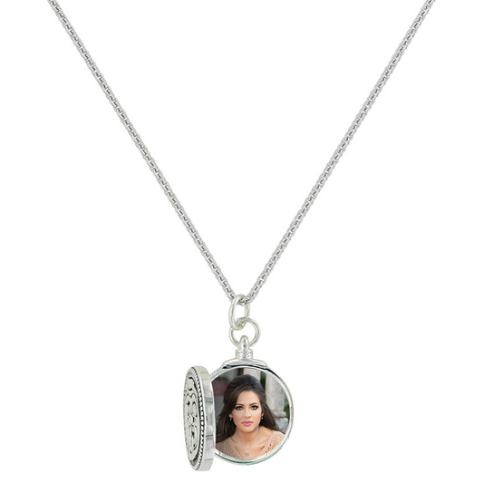 Montana Silversmiths Sterling Silver Scroll Locket Necklace -NEW- SLNC007-Sterling Lane